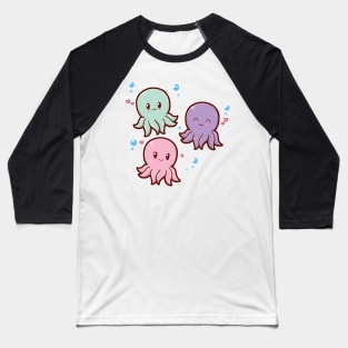 Kawaii Octopi 3.0 Baseball T-Shirt